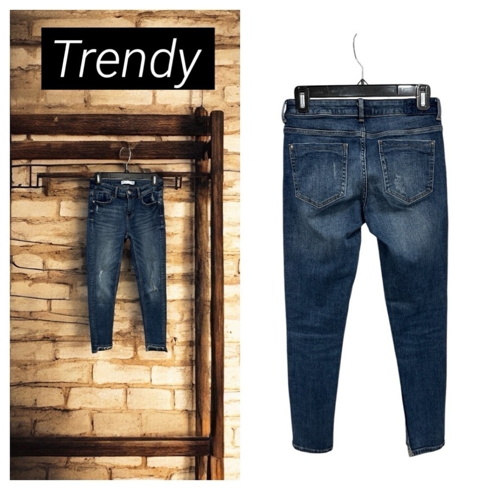 Zara Z1975 MID-RISE SKINNY JEANS size US 2